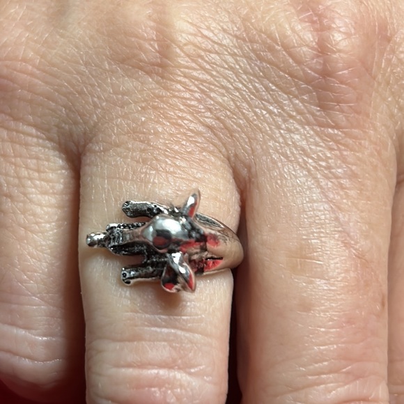 Vintage Anti Silver Color Adjustable Elephant - Picture 7 of 8